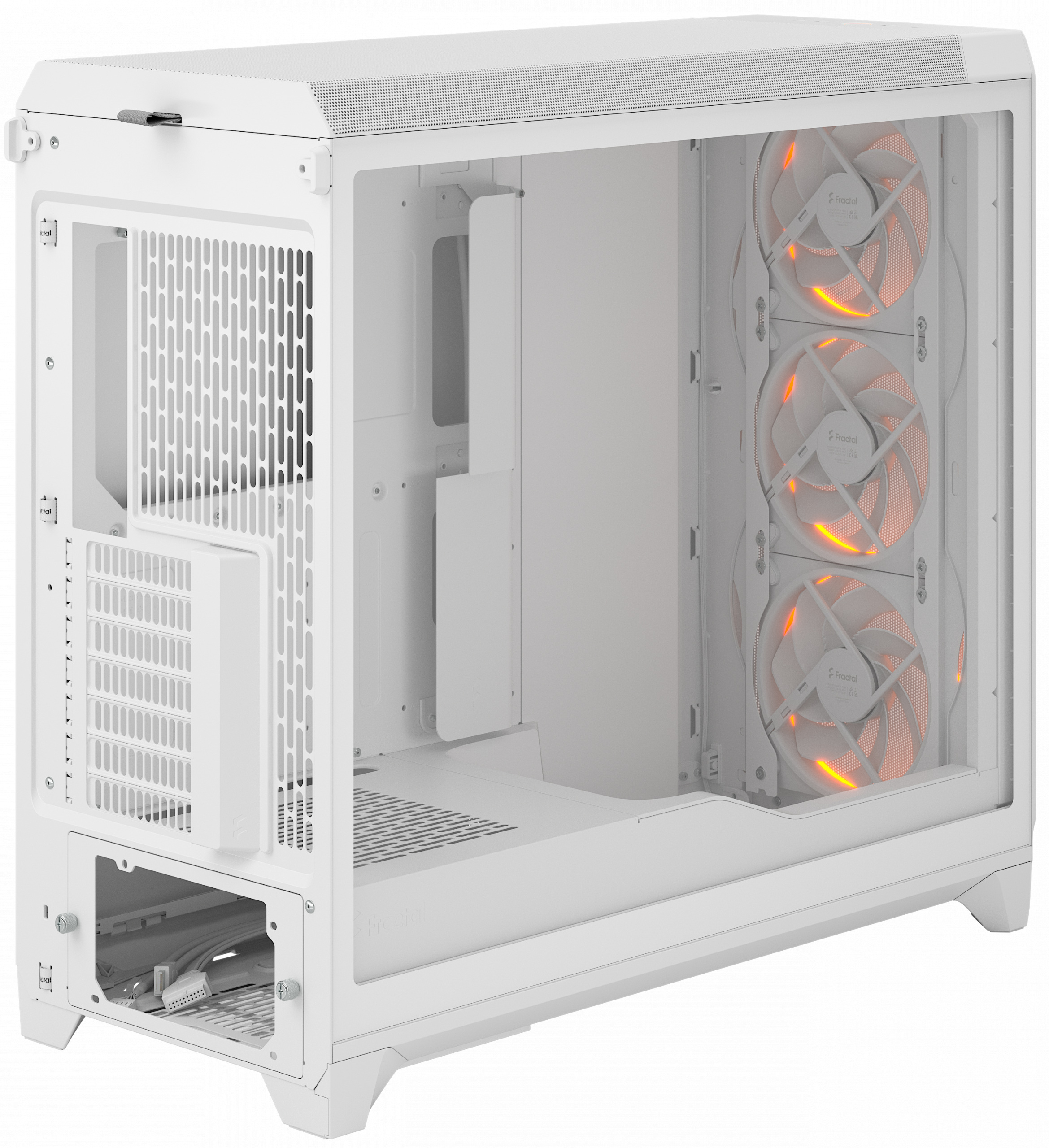 Fractal Design Meshify 3 XL Ambience Pro RGB White TG Clear Fractal Design Meshify 3 XL Ambience Pro RGB White TG Clear
