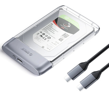 Miniatura produktu: Obudowa zewnętrzna na dysk 2,5" HDD/SSD ORICO, SATA III, USB TYP-C 5Gb/s - przeźroczysta Miniatura produktu: Obudowa zewnętrzna na dysk 2,5" HDD/SSD ORICO, SATA III, USB TYP-C 5Gb/s - przeźroczysta