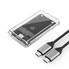 Miniatura zdjęcia: Obudowa zewnętrzna na dysk MSATA Orico TC10-MS USB-C 3.2 5Gb/s - przeźroczysta