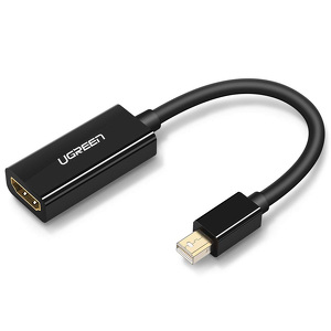 Miniatura produktu: Adapter Ugreen MD112 40360 mini DisplayPort (męski) / HDMI (żeński) 4K 2K 30Hz - czarny