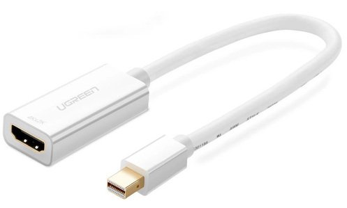 Miniatura produktu: Adapter Ugreen MD112 10460 mini DisplayPort (męski) / HDMI (żeński) FHD 1080p - biały