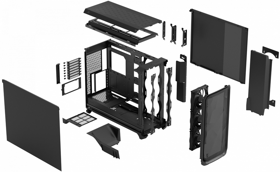 Zdjęcie produktu: Obudowa do komputera Fractal Design Meshify 3 Black Solid (FD-C-MES3A-01)