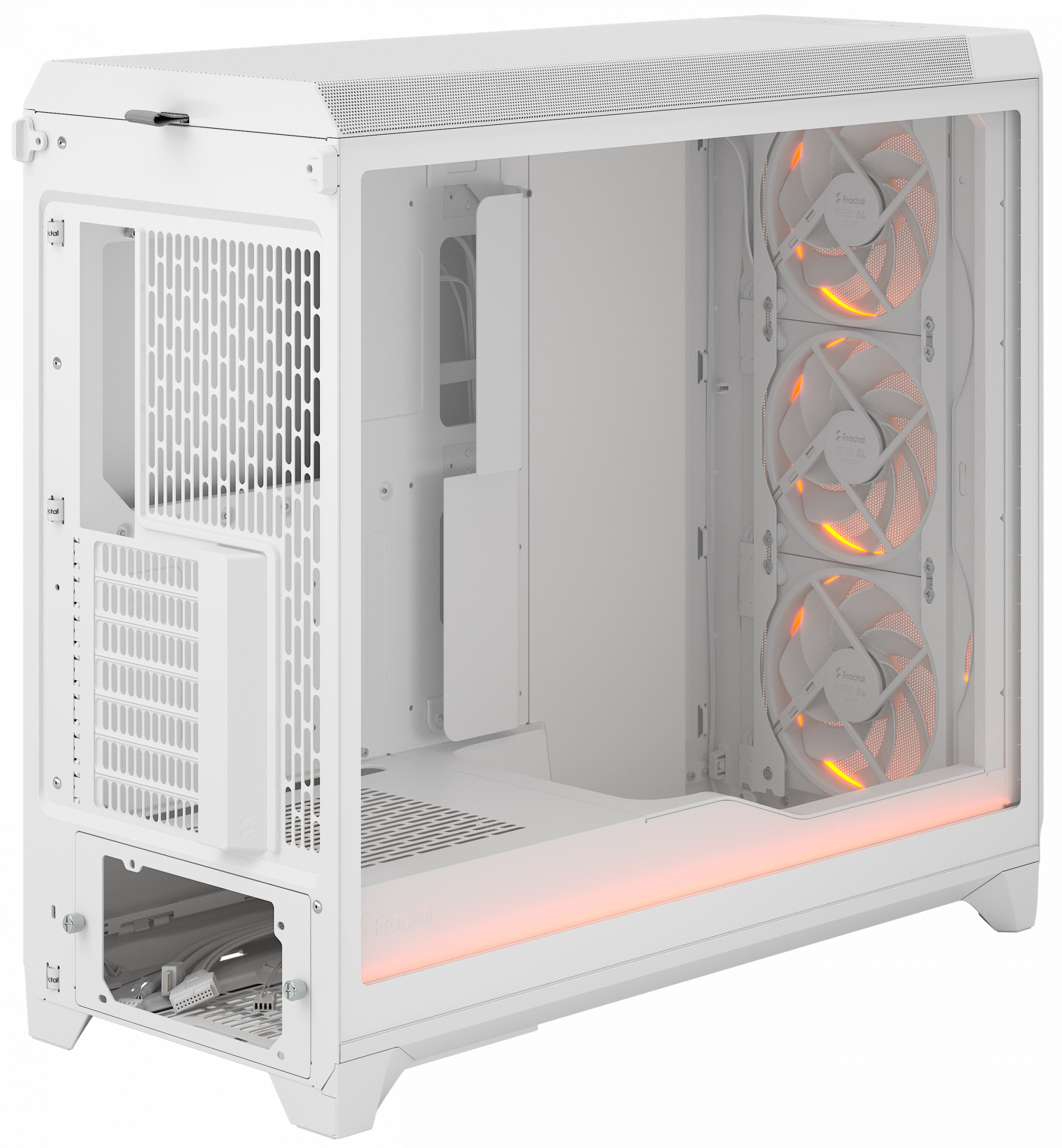 Fractal Design Meshify 3 Ambience Pro RGB White TG Clear Fractal Design Meshify 3 Ambience Pro RGB White TG Clear