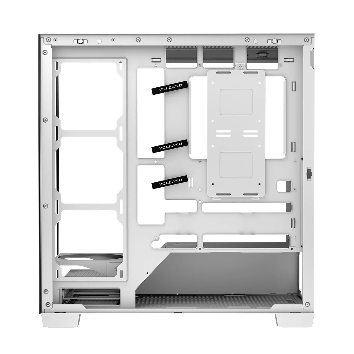 Obudowa komputerowa Volcano Stellar ARGB NF Biała