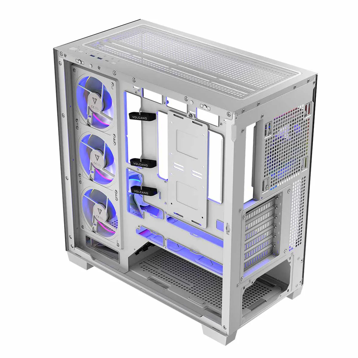 Obudowa komputerowa Volcano Stellar ARGB 5F Biała