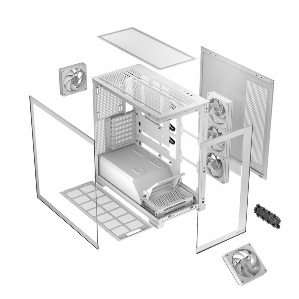Zdjęcie produktu: Obudowa komputerowa Volcano Stellar ARGB 5F Biała
