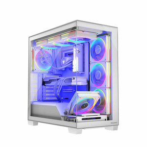 Miniatura produktu: Obudowa komputerowa Volcano Stellar ARGB 5F Biała