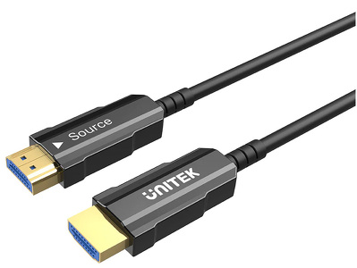 Miniatura produktu: Kabel HDMI 2.0 optyczny Unitek AOC 4K 60Hz - 7m