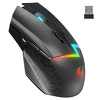 Mysz bezprzewodowa Rampage DROP M3 1000DPI RGB LED czarna