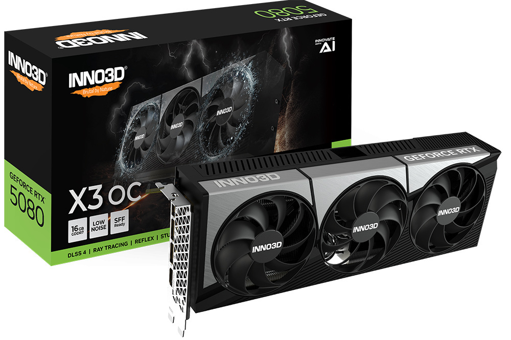 Inno3D GeForce RTX 5080 X3 OC 16GB GDDR7 DLSS 4