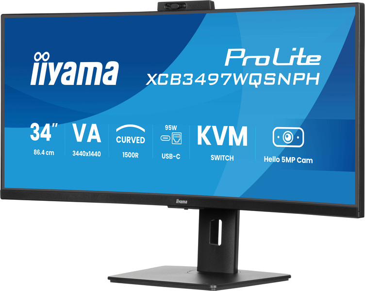 Zdjęcie produktu: Monitor IIyama XCB3497WQSNPH-B1 34 Zdjęcie produktu: Monitor IIyama XCB3497WQSNPH-B1 34