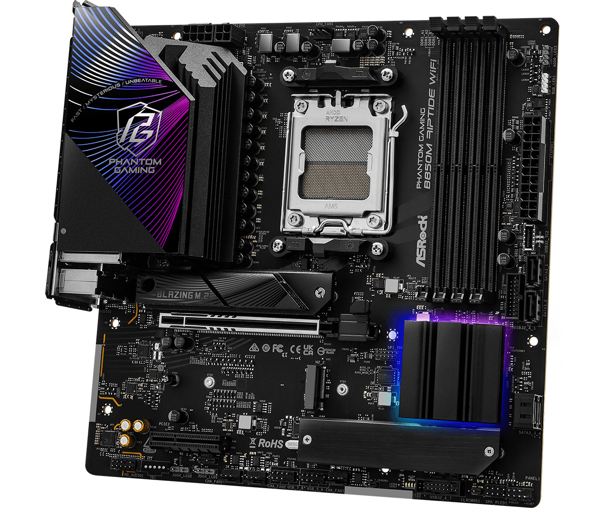 Płyta główna ASRock B850M RIPTIDE WIFI AM5 Płyta główna ASRock B850M RIPTIDE WIFI AM5
