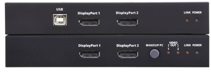 Miniatura produktu: ATEN Extender KVM CE924-AT-G USB DisplayPort Dual View HDBaseT 2.0