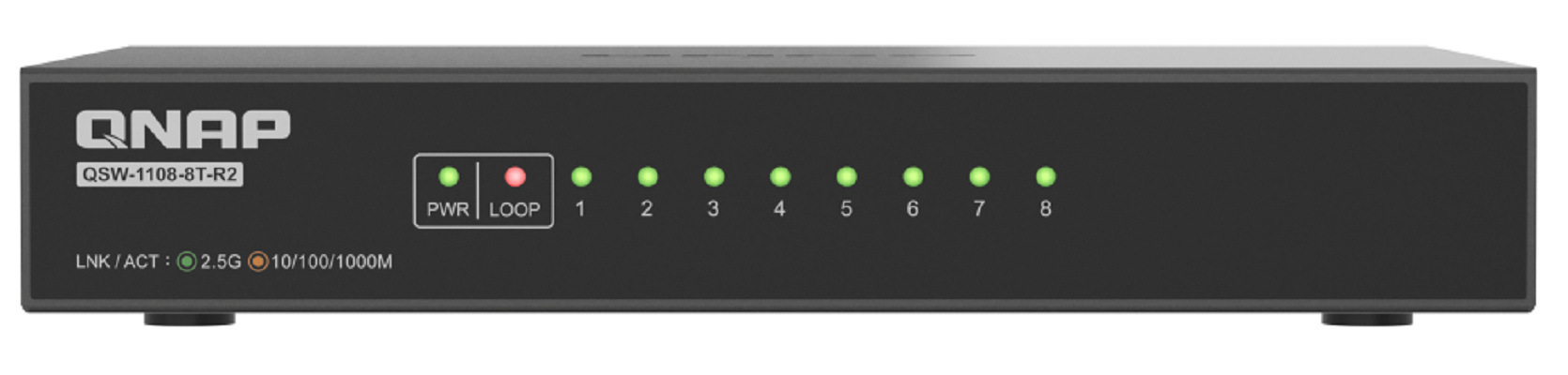 Qnap QSW-1108-8T-R2 8 portowy przełącznik 8x 2,5GbE