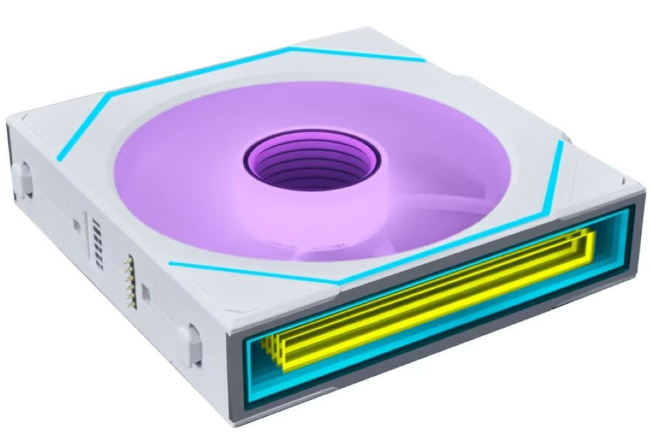 Lian Li UNI SL-INF Wireless ARGB PWM 120mm White Reverse