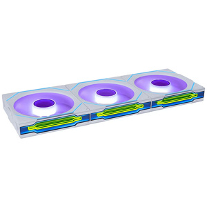Miniatura produktu: Wentylator Lian Li UNI FAN SL-INF Wireless ARGB PWM 120mm White Reverse Blade 3 sztuki i kontroler (12RSLIN1W3W)