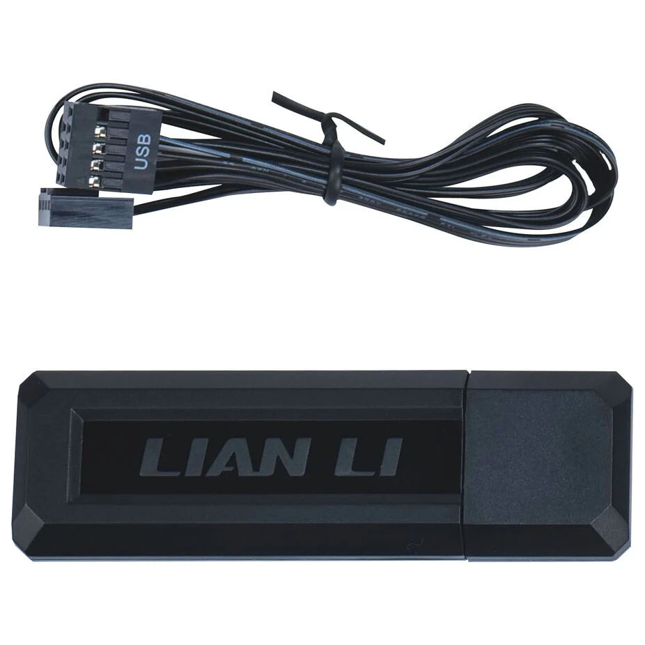 3x Lian Li UNI CL Wireless ARGB PWM 120mm Black. kontroler