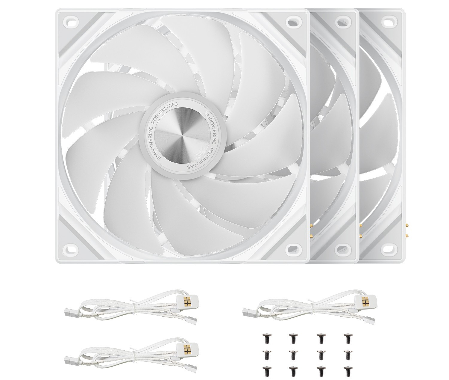 Wentylator Tryx Rota SL 120 ARGB White, zestaw 3szt. 120mm