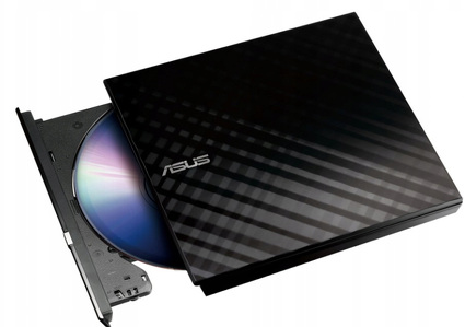 Miniatura produktu: Nagrywarka zewnętrzna DVD-RW Asus SDRW-08D2S-U LITE Black Box slim zewn. USB