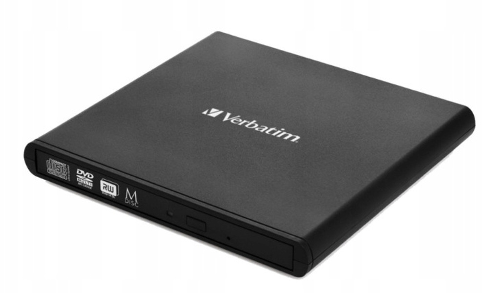 Zdjęcie produktu: Nagrywarka zewnętrzna Verbatim CD/DVD RW USB 2.0 SLIM LIGHT
