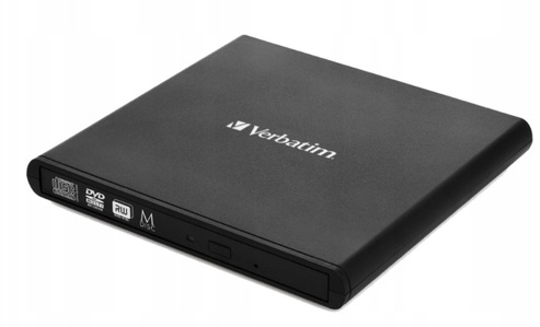 Miniatura produktu: Nagrywarka zewnętrzna Verbatim CD/DVD RW USB 2.0 SLIM LIGHT