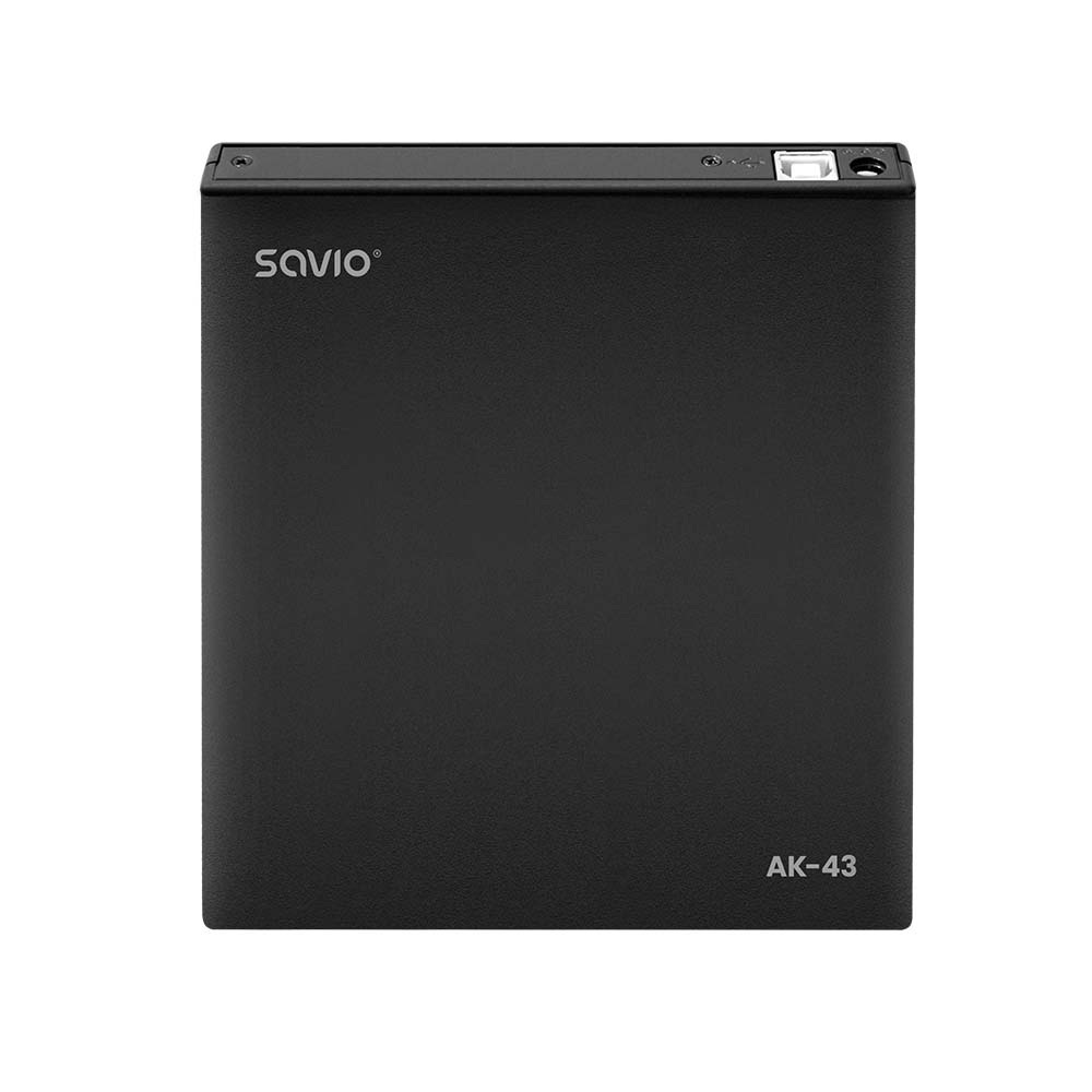 Nagrywarka zewnętrzna DVD-RW/CD-RW SAVIO AK-43 Czarna Slim zewn. USB