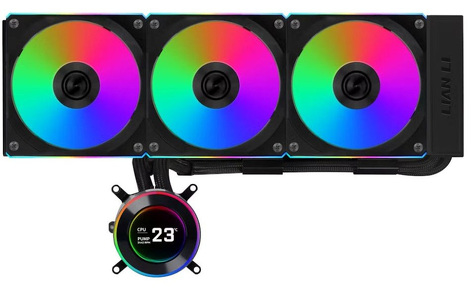 Miniatura produktu: Chłodzenie wodne Lian Li HydroShift II LCD-C 360CL ARGB Black 360mm