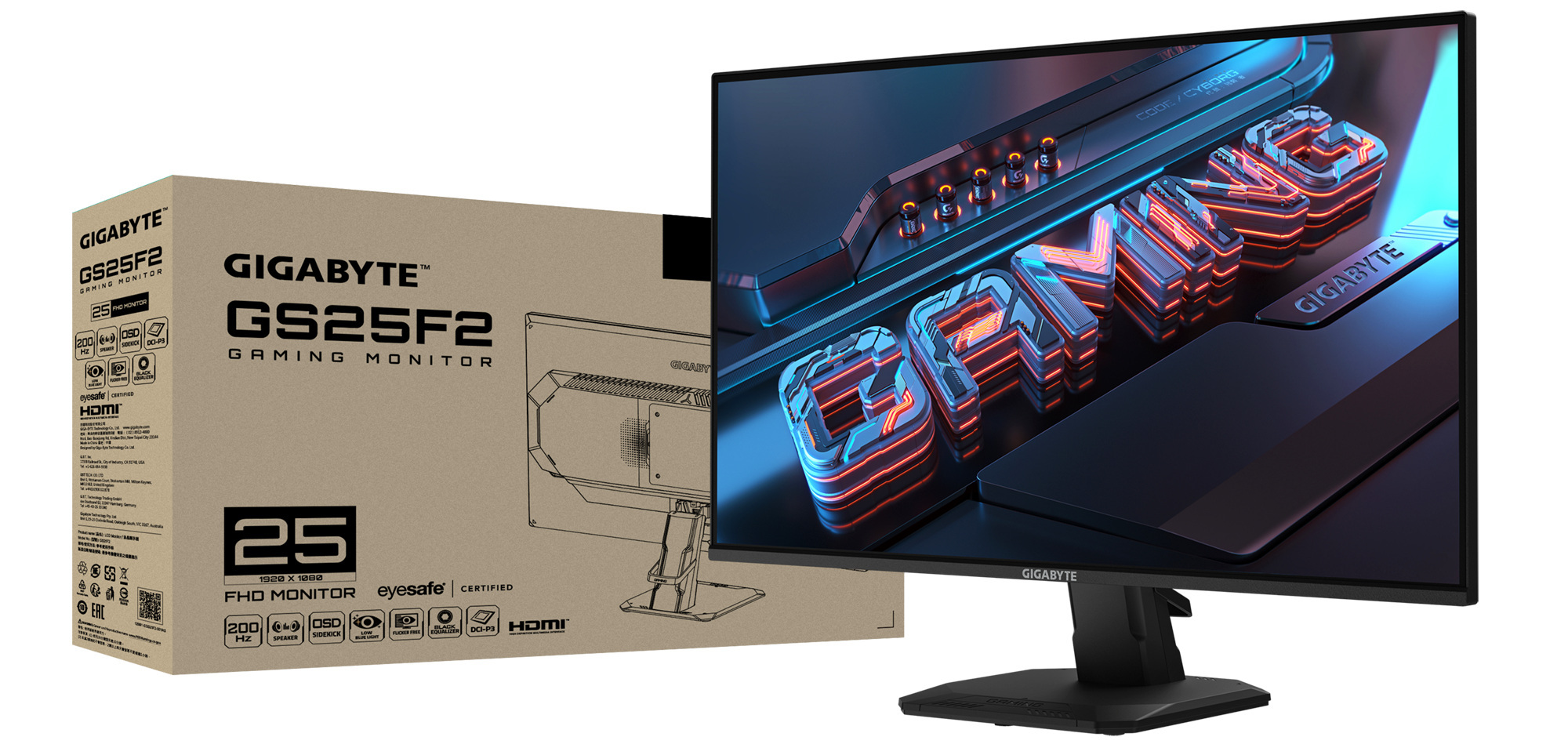 Monitor Gigabyte GS25F2 24,5