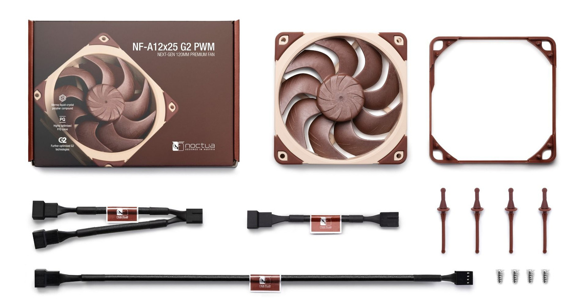 Zdjęcie produktu: Wentylator Noctua NF-A12x25 G2 PWM Sterrox 120mm Zdjęcie produktu: Wentylator Noctua NF-A12x25 G2 PWM Sterrox 120mm