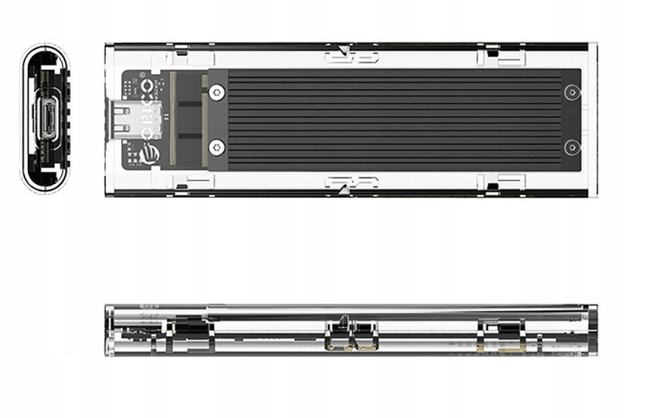 Zdjęcie produktu: Obudowa zewnętrzna na dysk SSD M.2 Orico USB 3.1 gen2 Black