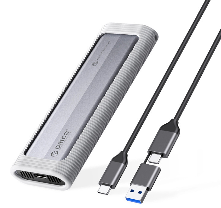 Obudowa SSD M.2 (PCIE/NVMe) ORICO USB-C/A 10Gbps AXM2-G2-V1