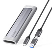 Obudowa zewnętrzna na dysk SSD M.2 (PCIE/NVMe) ORICO USB-C/USB-A na USB-C 3.2 gen.2 10Gbps - szara (AXM2-G2-V1)