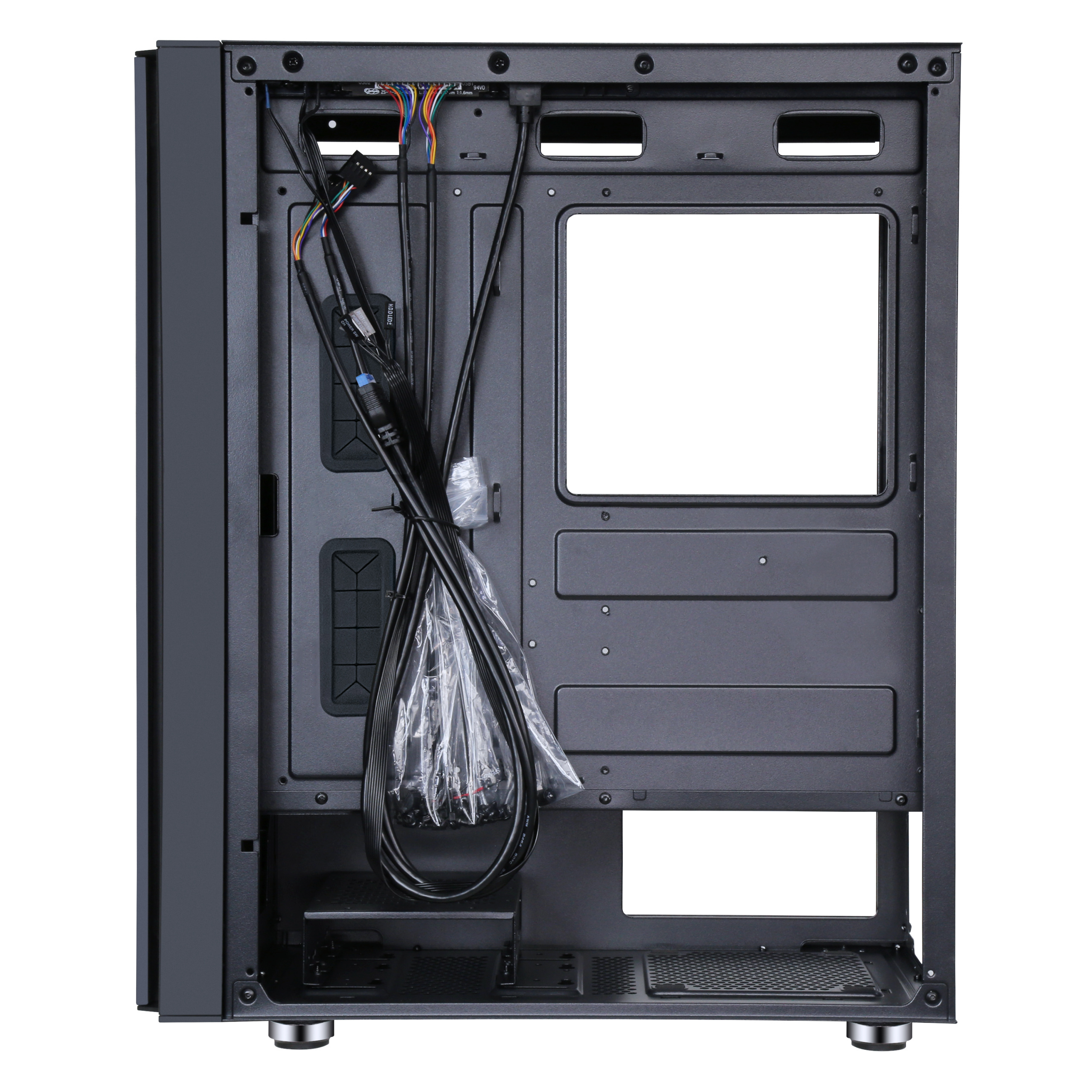 Obudowa do komputera ZENPC Z5 Mesh Black 4x Fander P12 PWM PST 120mm