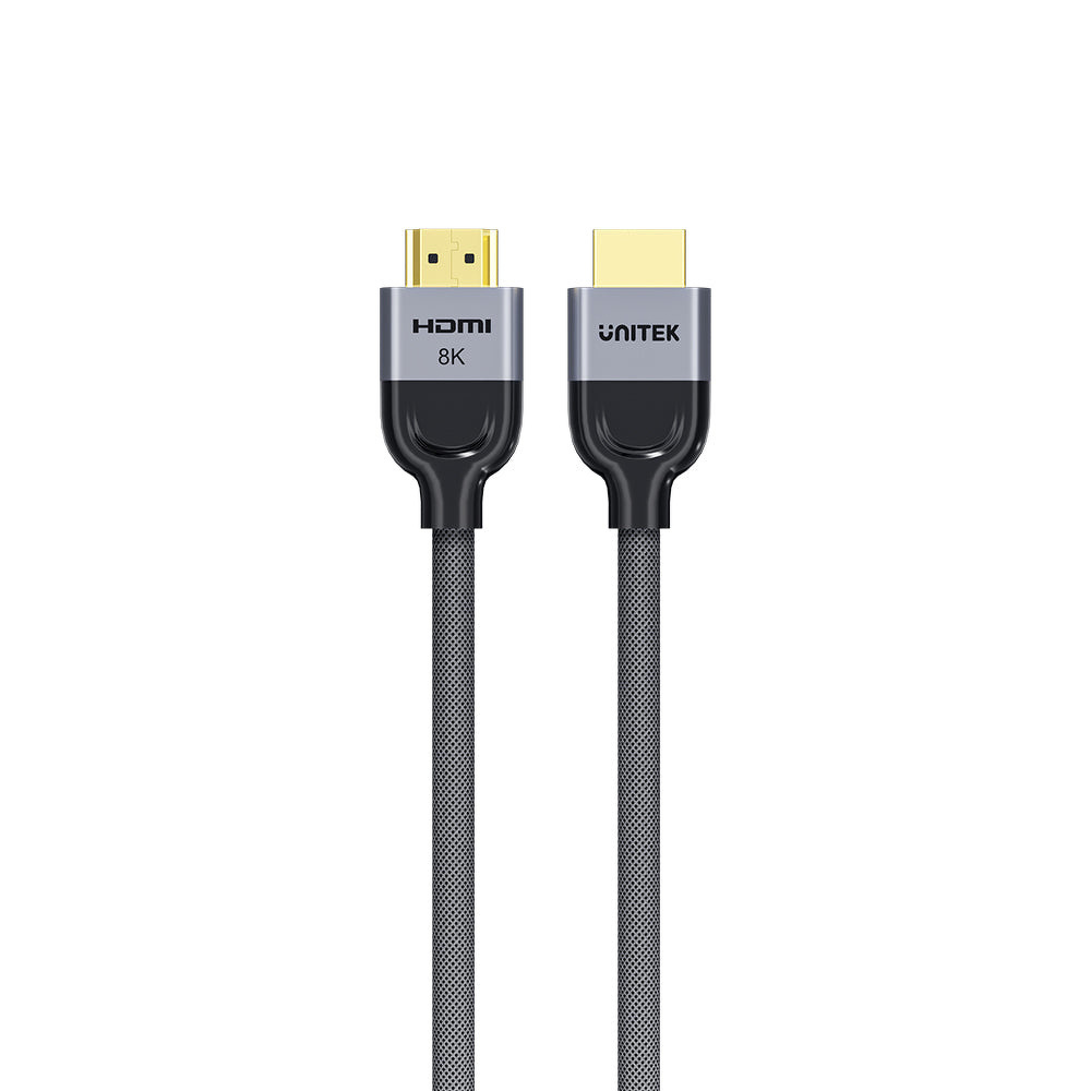 Kabel HDMI 2.1 Unitek 8K@60Hz, 4K@120Hz, LUX oplot 2m