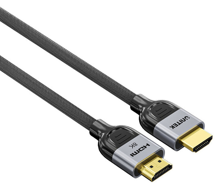 Zdjęcie produktu: Kabel HDMI 2.1 Unitek 8K@60Hz, 4K@120Hz, LUX oplot 3m