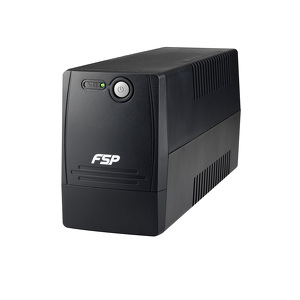 Miniatura produktu: Awaryjny zasilacz UPS line-interactive FSP Fortron FP 600 wej./wyj. 1-fazowe,  600VA / 360 W,  AVR, 2 × Schuko, 1 × 12V 7Ah (PPF3600708)