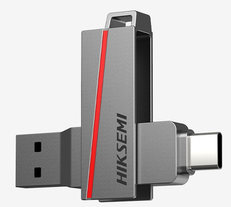 Miniatura produktu: Pendrive HIKSEMI Dual Slim E307C 256GB USB 3.2 Type-C