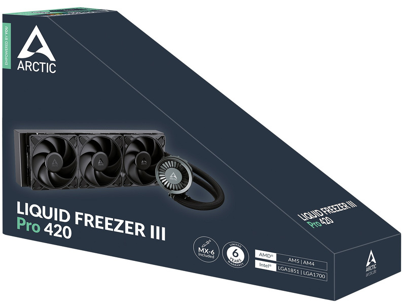 Zdjęcie produktu: Arctic Liquid Freezer III Pro 420 Black (ACFRE00181A)