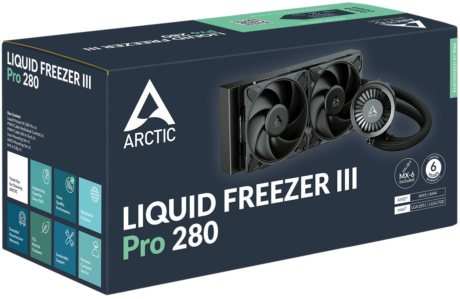 Zdjęcie produktu: Arctic Liquid Freezer III Pro 280 Black (ACFRE00179A)