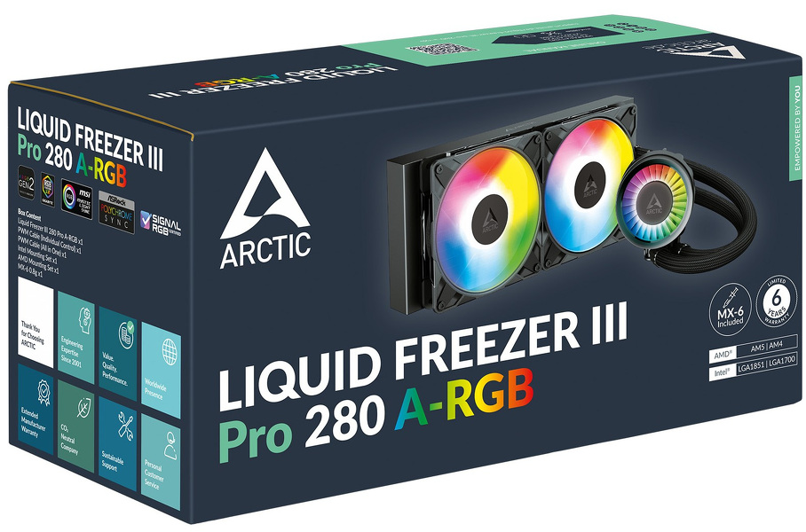 Zdjęcie produktu: Arctic Liquid Freezer III Pro ARGB 280 Black (ACFRE00183A)