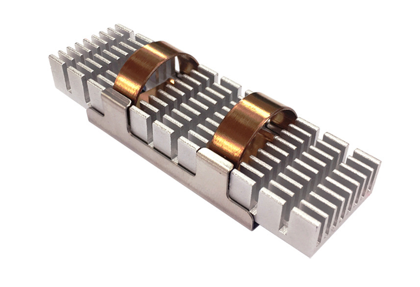 Qnap HS-M2SSD-02 Radiator do M.2 SSD, 68*19,8*1MM; Ciemnozielony; 2 SZT