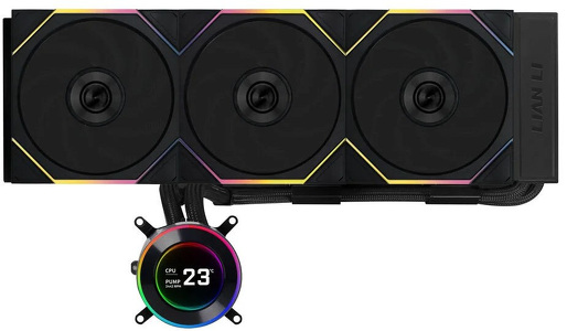 Miniatura produktu: Chłodzenie wodne Lian Li HydroShift II LCD-C 360TL ARGB Black 360mm