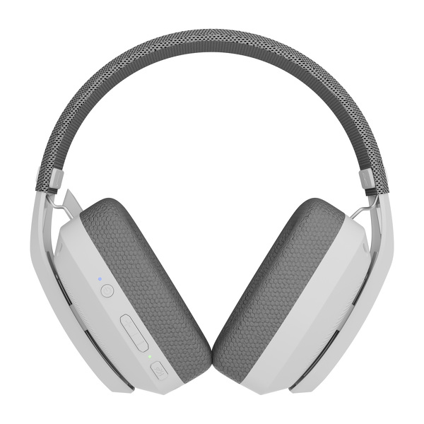 Zdjęcie produktu: Słuchawki bezprzewodowe gamingowe Rampage BLITZ z mikrofonem, Bluetooth 5.3, szare