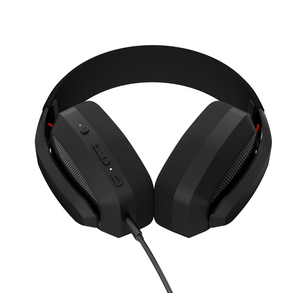 Zdjęcie produktu: Słuchawki bezprzewodowe gamingowe Rampage BLITZ z mikrofonem, Bluetooth 5.3, czarne