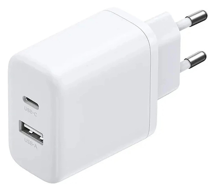 Ładowarka sieciowa Ugreen X227 20W GaN 1x USB-A 1x USB-C - biała Ładowarka sieciowa Ugreen X227 20W GaN 1x USB-A 1x USB-C - biała