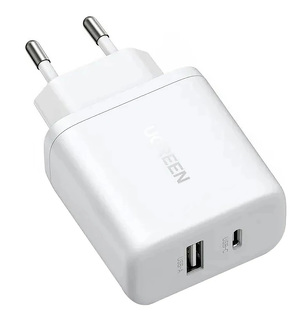 Miniatura produktu: Ładowarka sieciowa Ugreen X227 20W GaN 1x USB-A 1x USB-C - biała