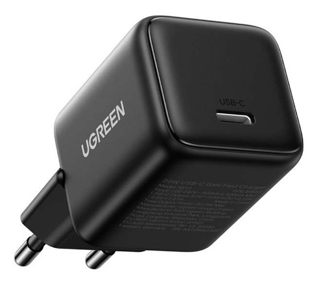 Zdjęcie produktu: Ładowarka sieciowa Ugreen X513 30W GaN 1x USB-C - czarna