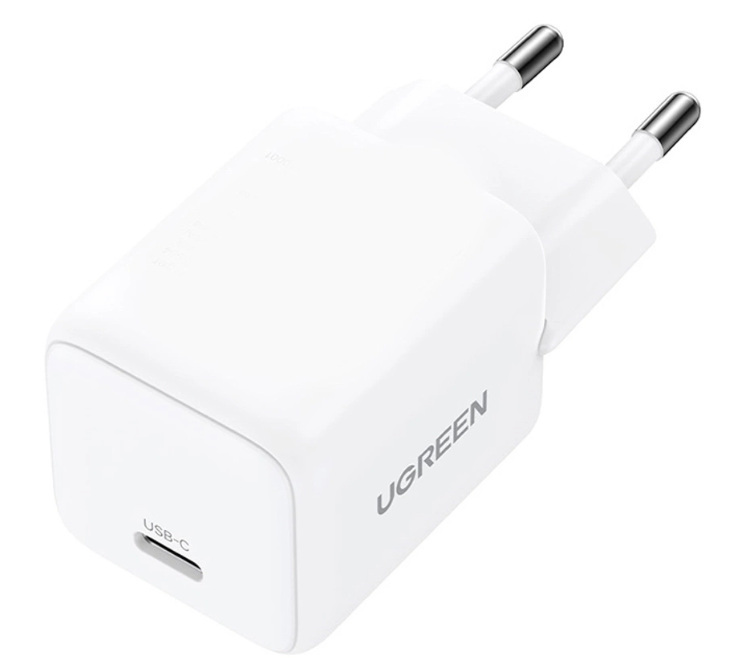 Ładowarka sieciowa Ugreen X512 20W GaN 1x USB-C - biała Ładowarka sieciowa Ugreen X512 20W GaN 1x USB-C - biała