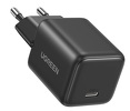 Miniatura zdjęcia: Ładowarka sieciowa Ugreen X512 20W GaN 1x USB-C - czarna Miniatura zdjęcia: Ładowarka sieciowa Ugreen X512 20W GaN 1x USB-C - czarna