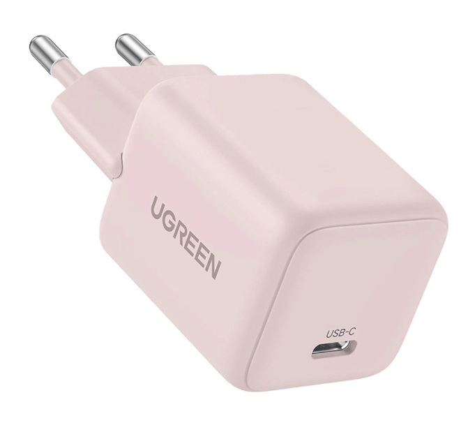 Ładowarka sieciowa Ugreen X512 20W GaN 1x USB-C - różowa Ładowarka sieciowa Ugreen X512 20W GaN 1x USB-C - różowa